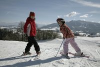 Skifahren auf der Gerhalde in Mittelberg in Oy-Mittelberg